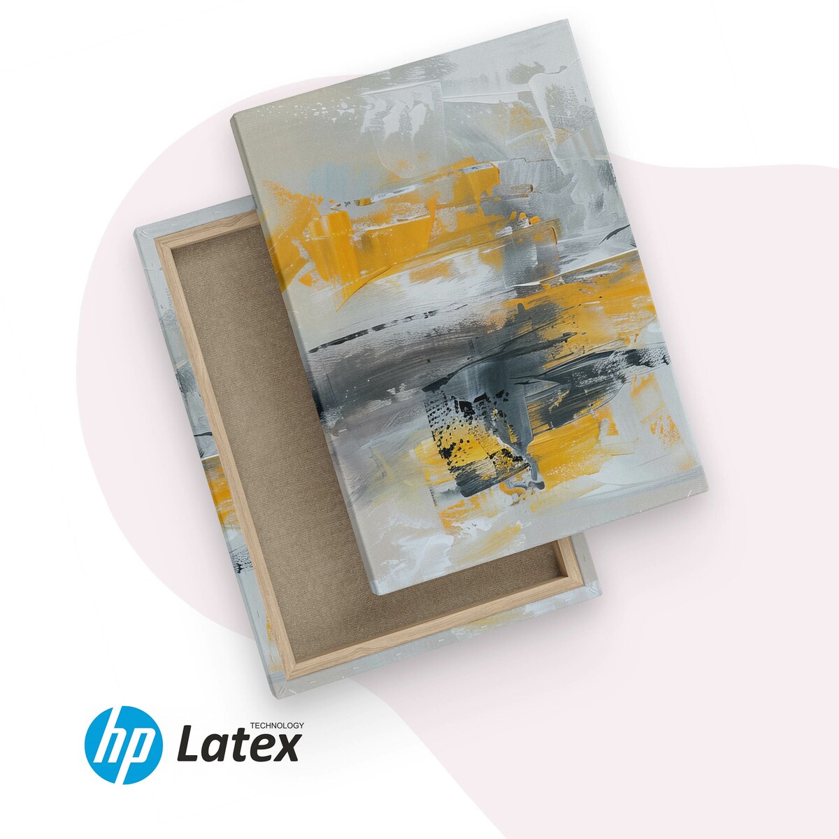 3x Obraz Do Salonu Set Abstrakcja Imitacja Farby Styl Nowoczesny 30x40cm