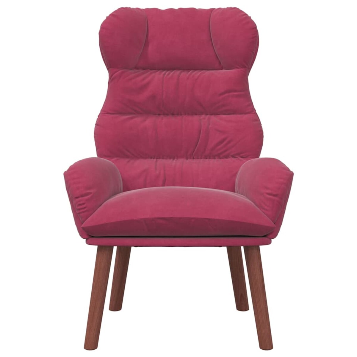 vidaXL Fotel relaksacyjny czerwone wino 69 x 74 x 93 cm Aksamit