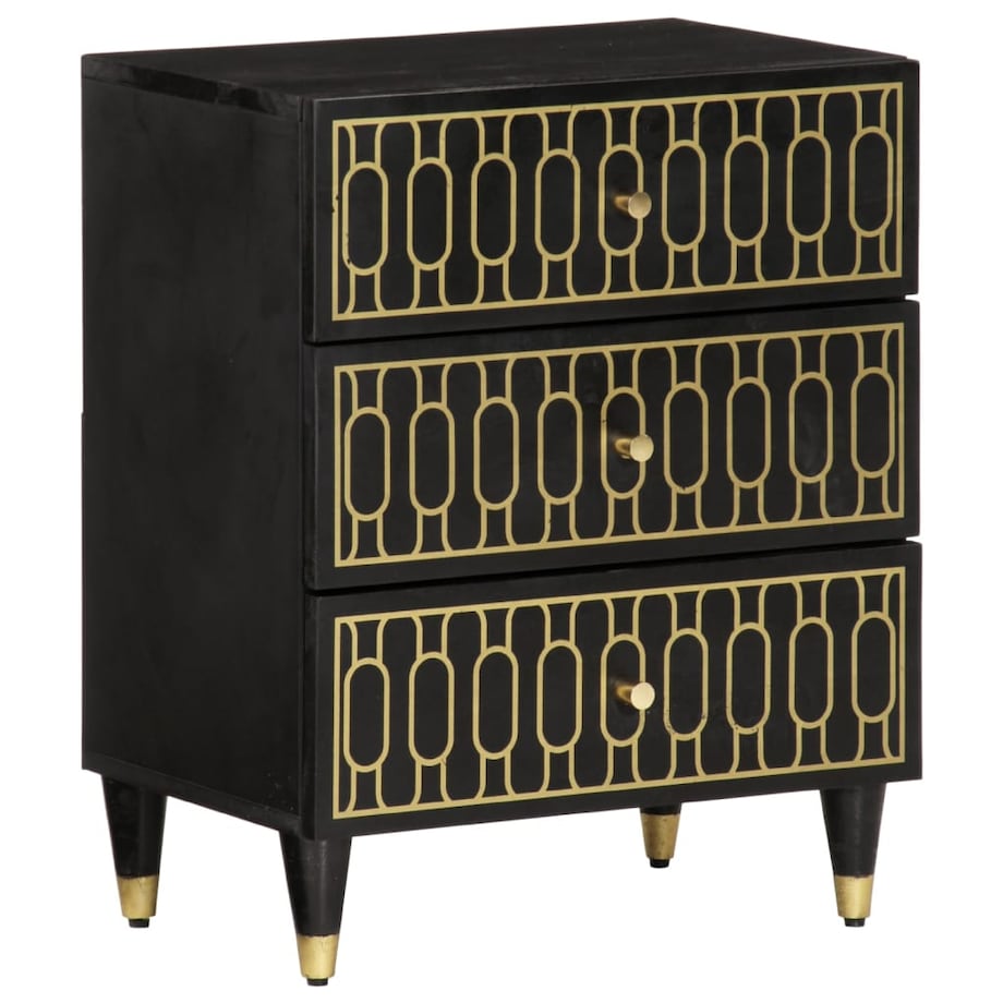 vidaXL Szafka nocna, 50x33x60 cm, lite drewno mango