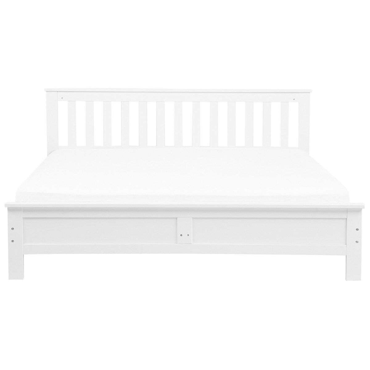 Łóżko drewniane 180 x 200 cm białe MAYENNE