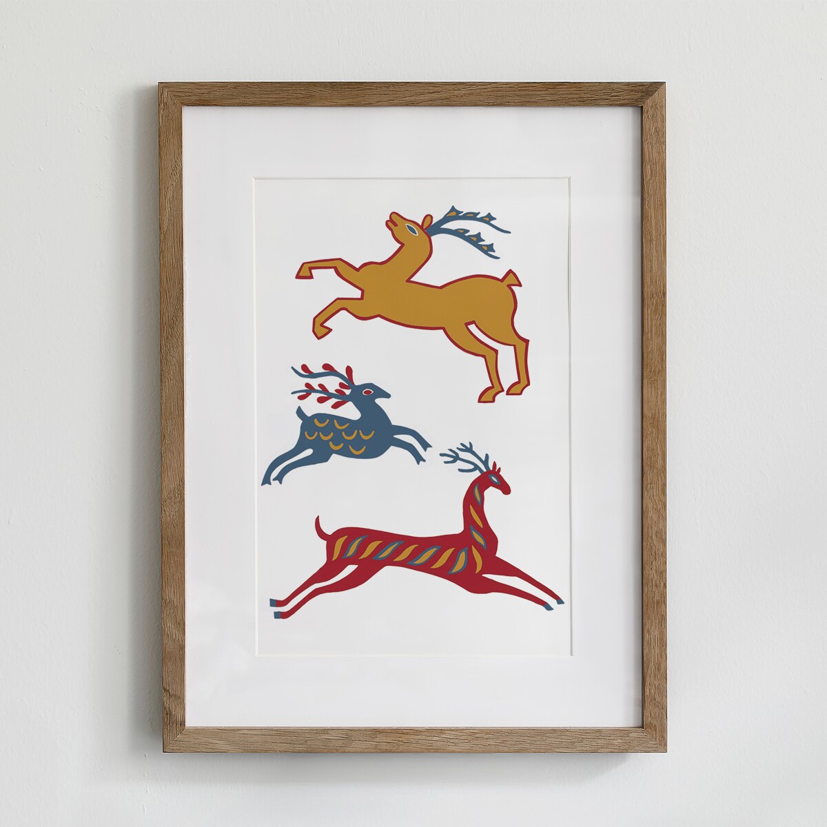 Plakat Renifery 21x30cm