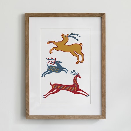 Plakat Renifery 21x30cm