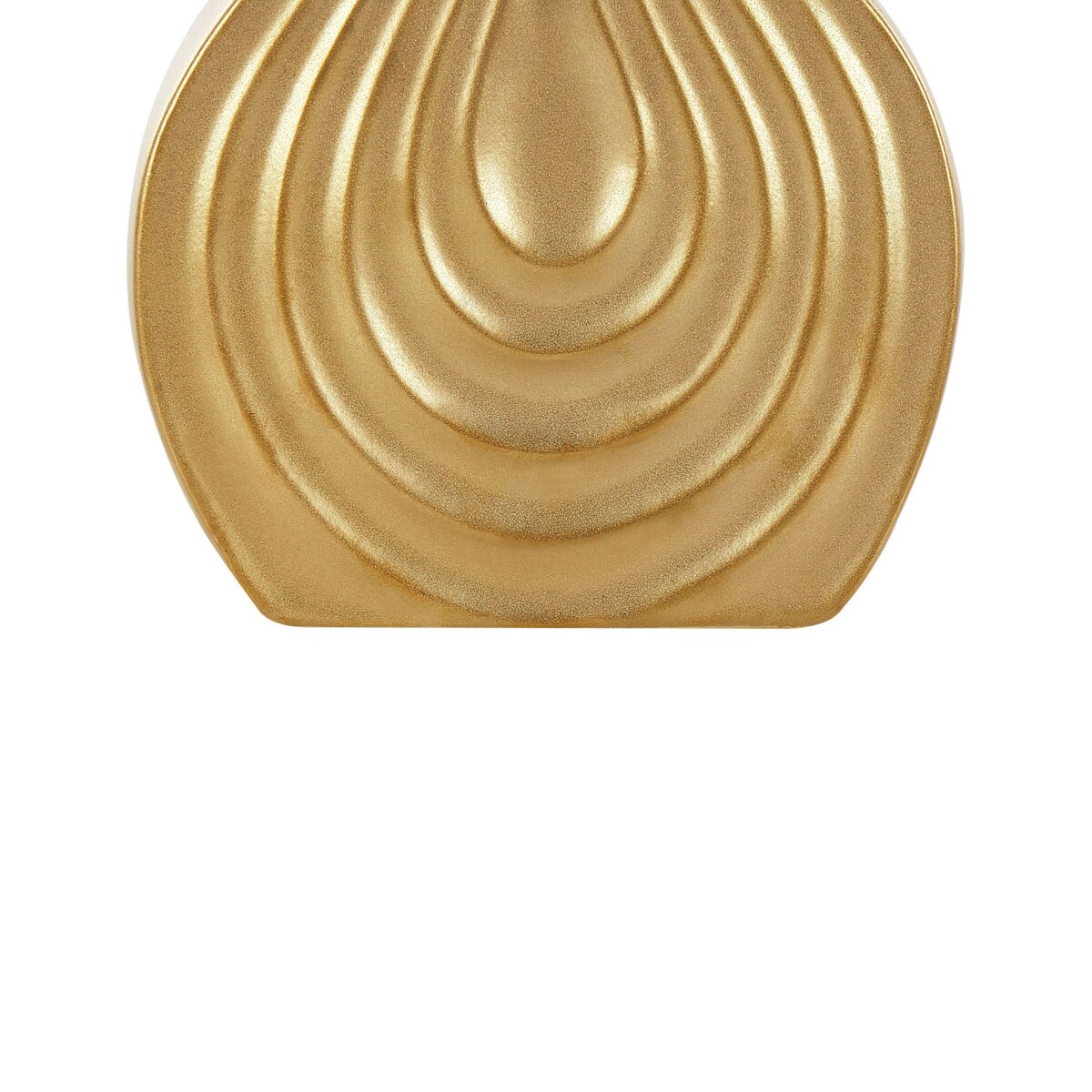 Wazon dekoracyjny ceramiczny 25 cm złoty THAPSUS