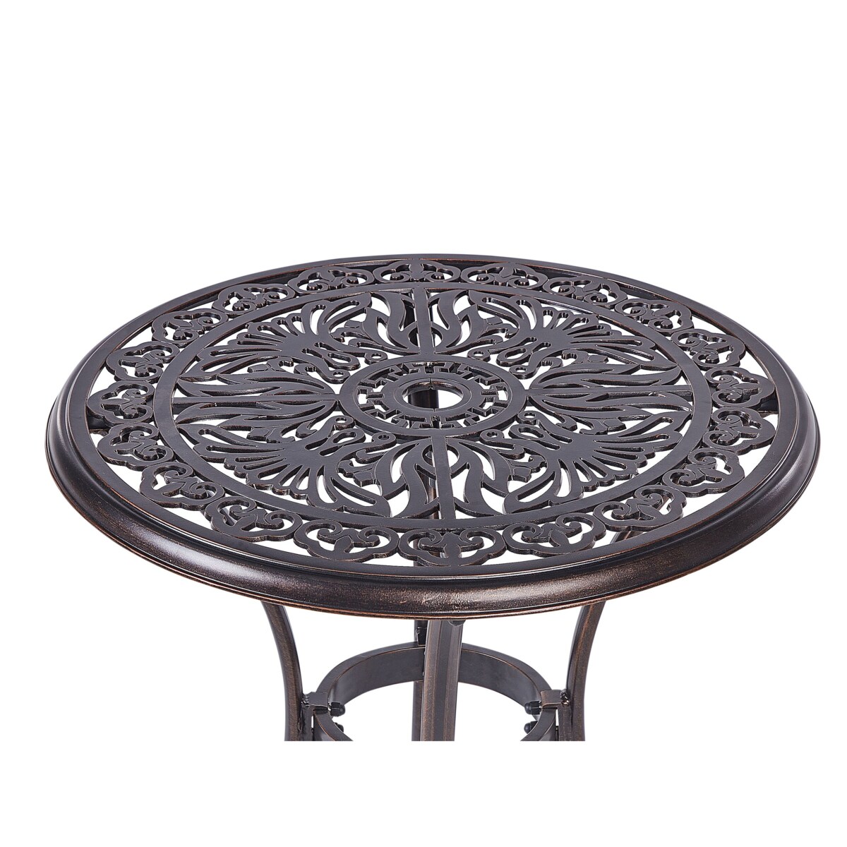 Stół ogrodowy Metal Brązowy ANDALO