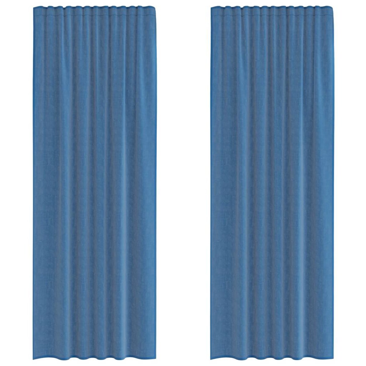 vidaXL Zasłony woalowe z kieszeniami na drążek 2 szt. Royal Blue