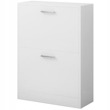 Szafka na buty biała garderoba regał na obuwie komoda loft nowoczesna 60 cm