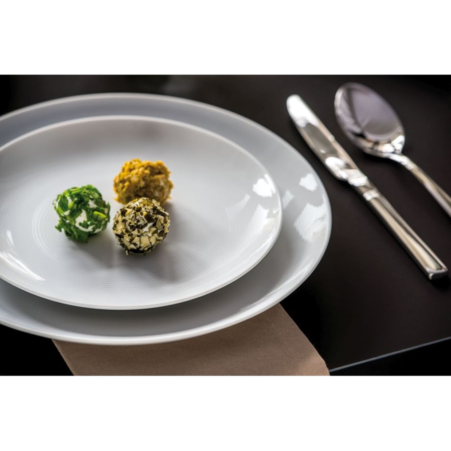 Zestaw talerzy dla 6 osób 18 el. Boss Modern biały LU16 (0000)