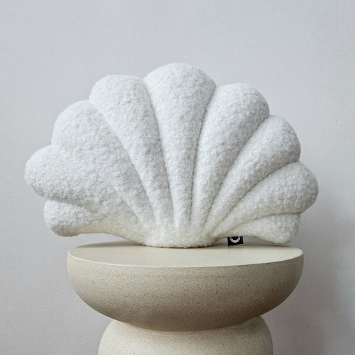 Poduszka SOFT LOOP | biała muszla