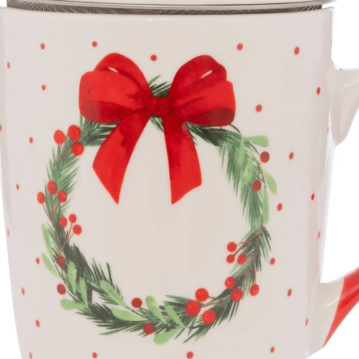 Kubek świąteczny z zaparzaczem Garland 550 ml