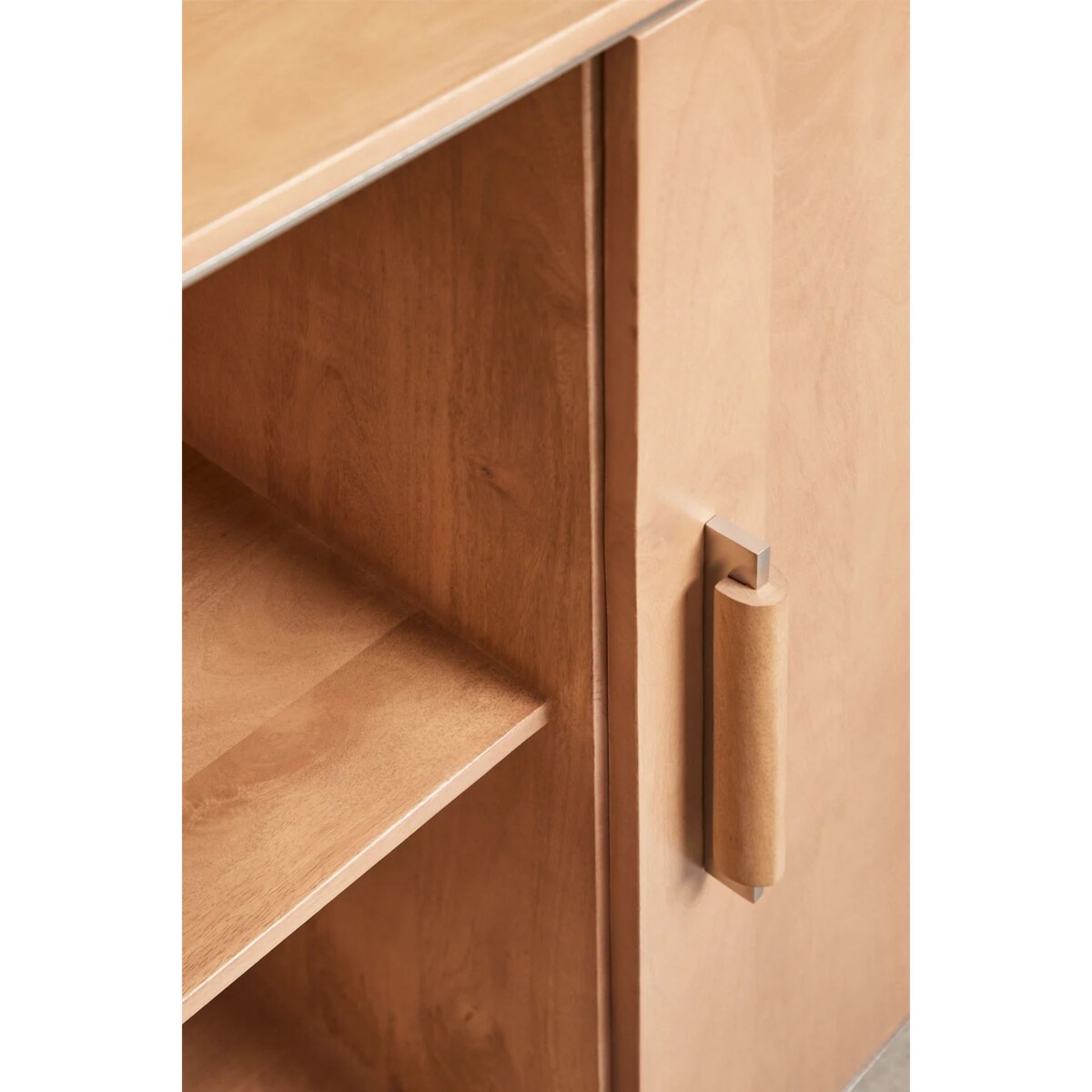 Komoda z drewna mango i stali, 90 cm, Osaka