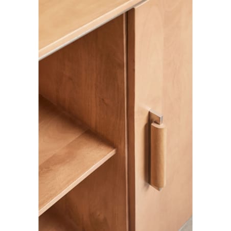 Komoda z drewna mango i stali, 90 cm, Osaka