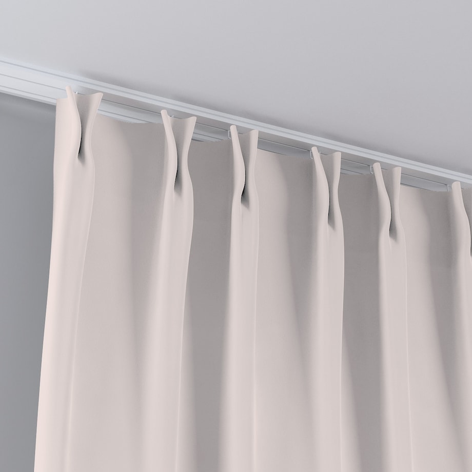 Zasłona na haczykach flex podwójnych 130x245 ecru