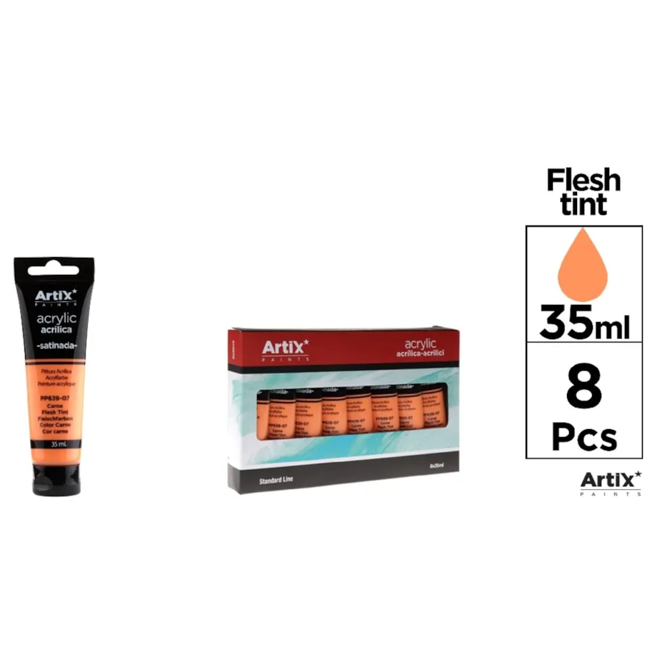 farba akrylowa flesh tint artix pp639-07, 35ml