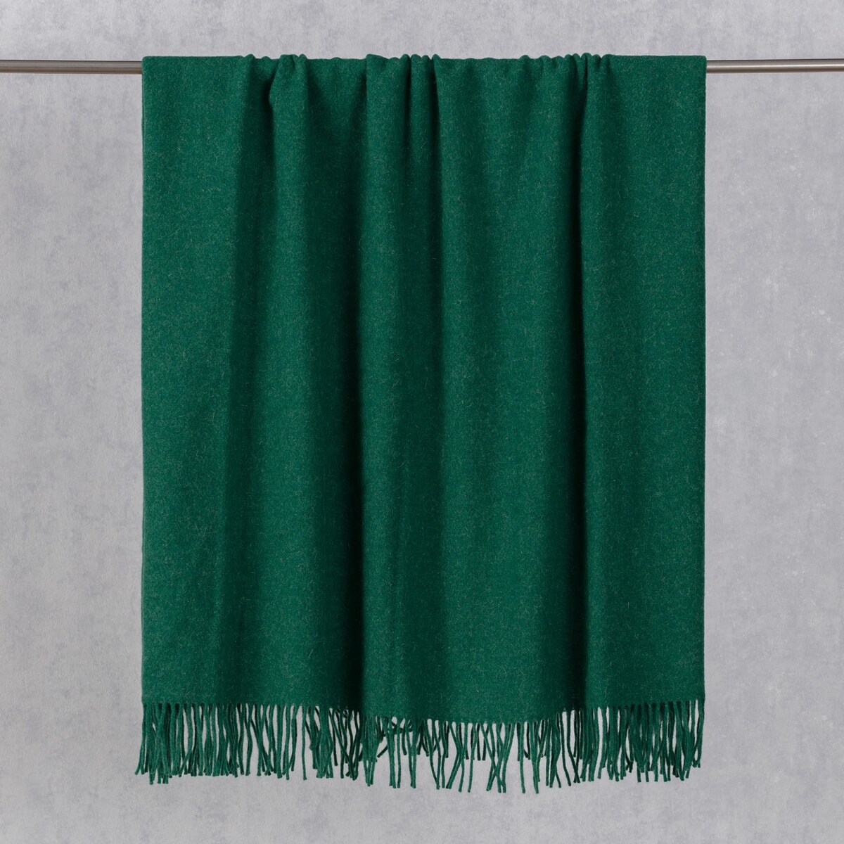 Pled Zelandia 140x200cm melange deep green, 140 x 200 cm