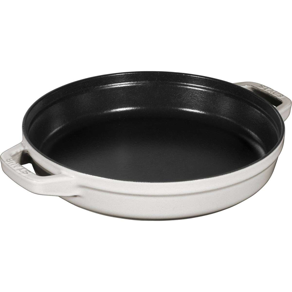 Zestaw 2 naczyń żeliwnych z pokrywką Staub - 24 cm, Biała trufla