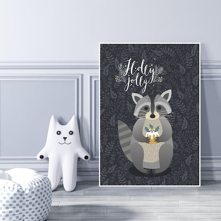 plakat świąteczny szop pracz 50x70 cm