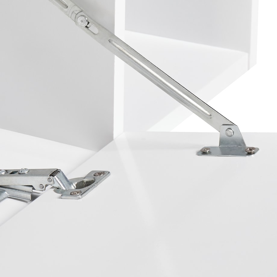 Szafka łazienkowa wisząca pod umywalkę RUPANCO 80 cm Biały
