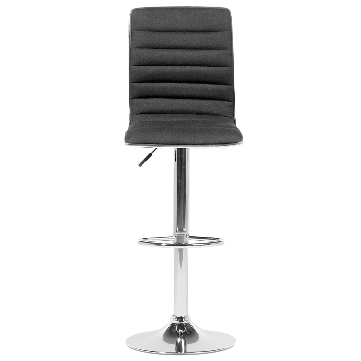 Zestaw 2 hokerów barowych regulowanych czarny LUCERNE