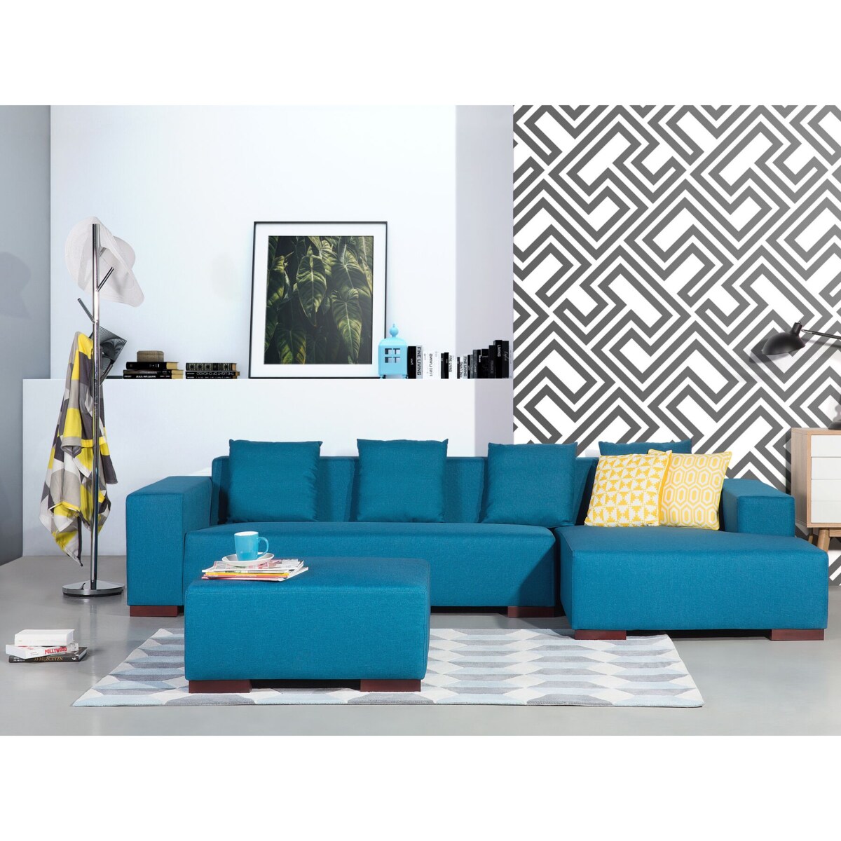 Wieszak stojący srebrny ALLEN