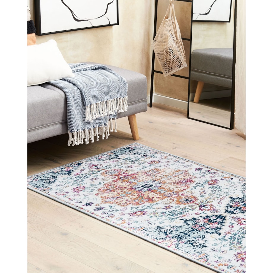 Dywan 80 x 200 cm wielokolorowy ENAYAM