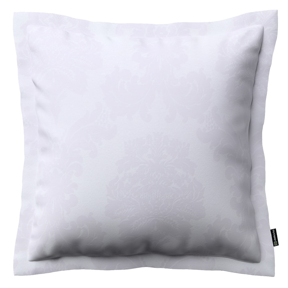 Poszewka Mona na poduszkę 45x45 liście akantu na białym tle