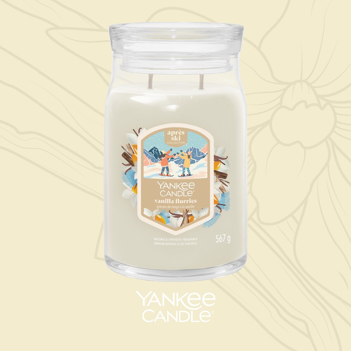 YC SIGNATURE – Świeca duża VANILLA FLURRIES