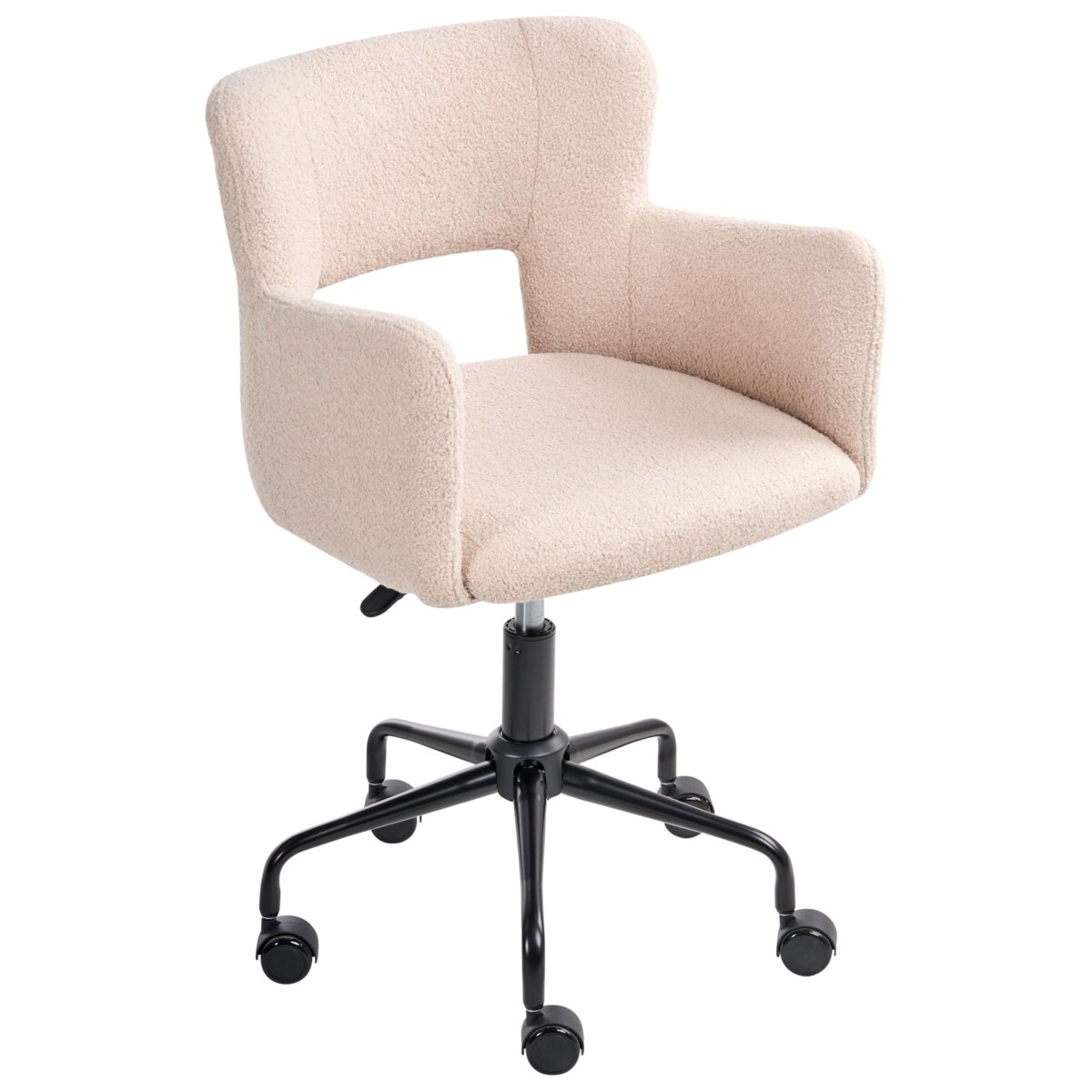 Krzesło obrotowe SANILAC Boucle Beżowy