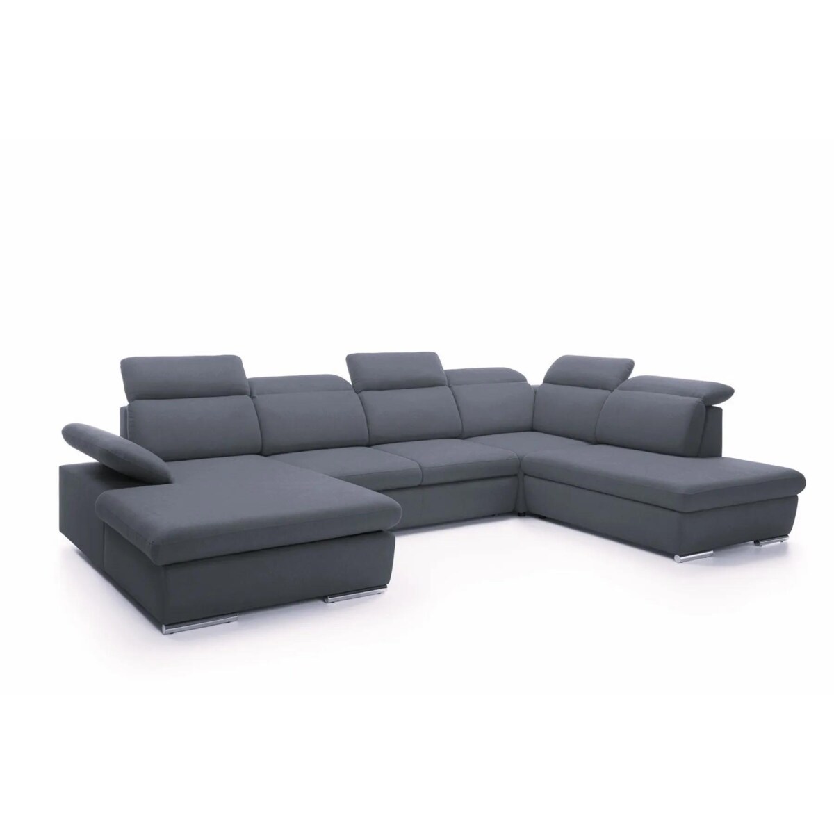 Narożnik z funkcją spania KLARA II grafitowy prawy/lewy