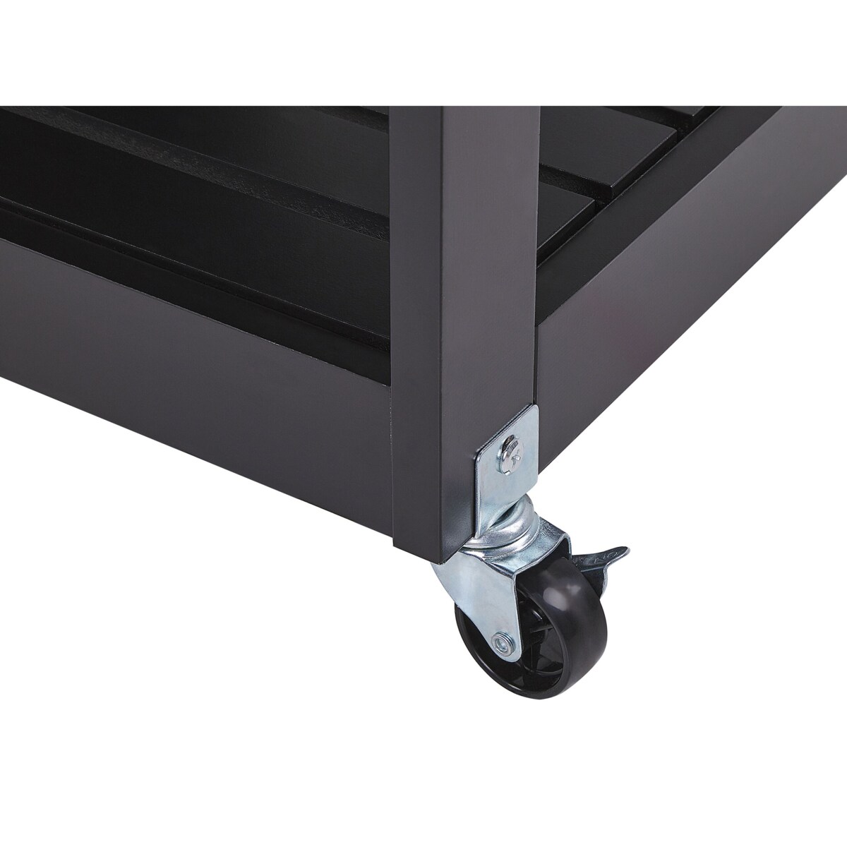 Wózek kuchenny z szufladą czarny TRAPANI