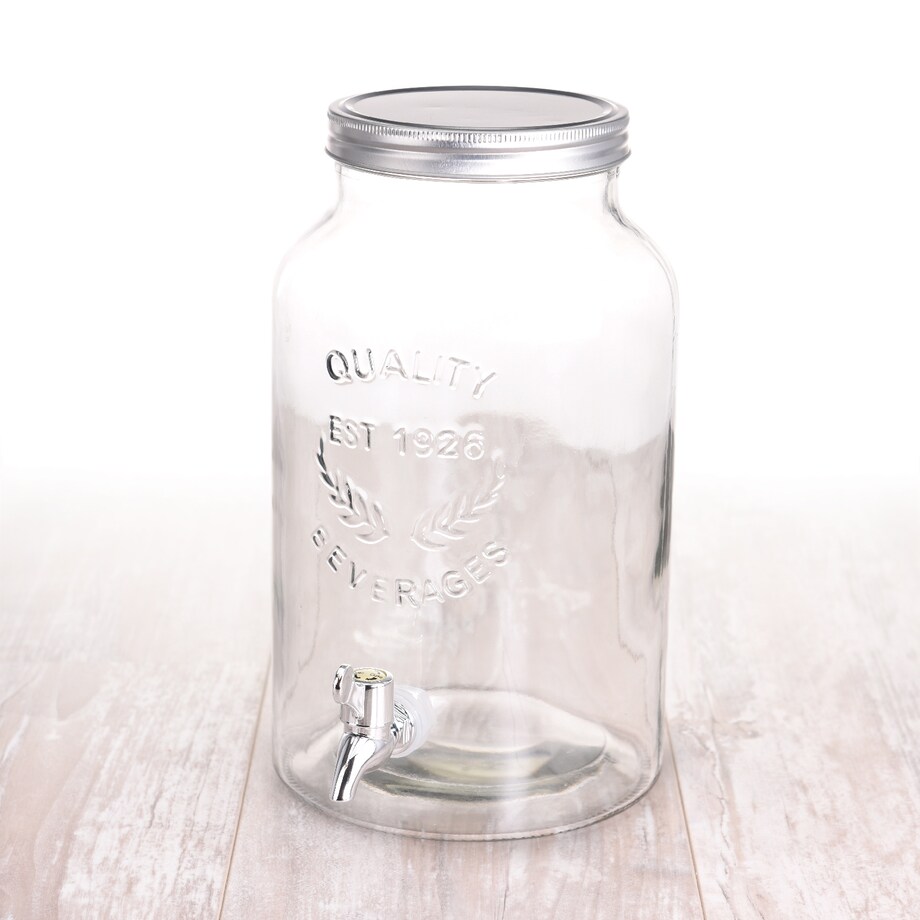 Słój z kranem i pokrywą - dystrybutor napojów, 5,5 l