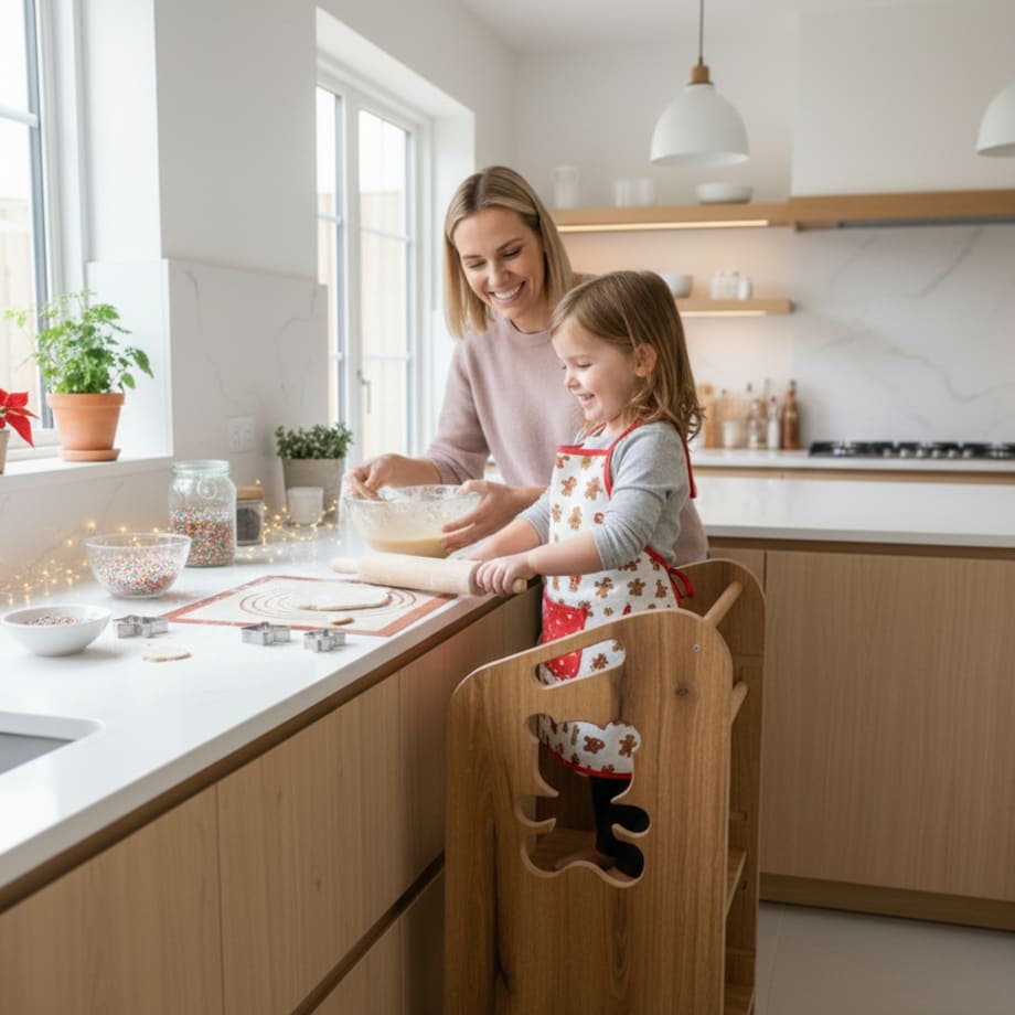 Pomocnik kuchenny regulowany miś Kitchen Helper Verk.design