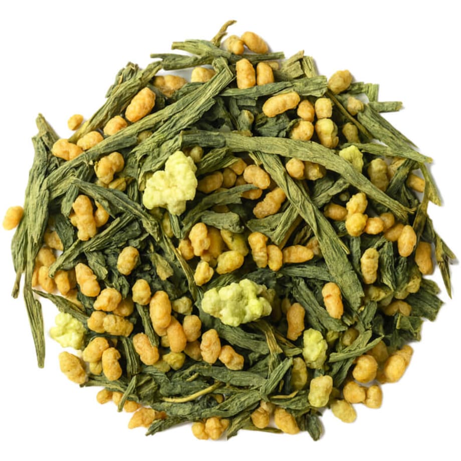 Liściasta sypana Herbata zielona matcha prażony ryż MĄDROŚĆ premium - herbata liściasta sypana mieszanka napar susz