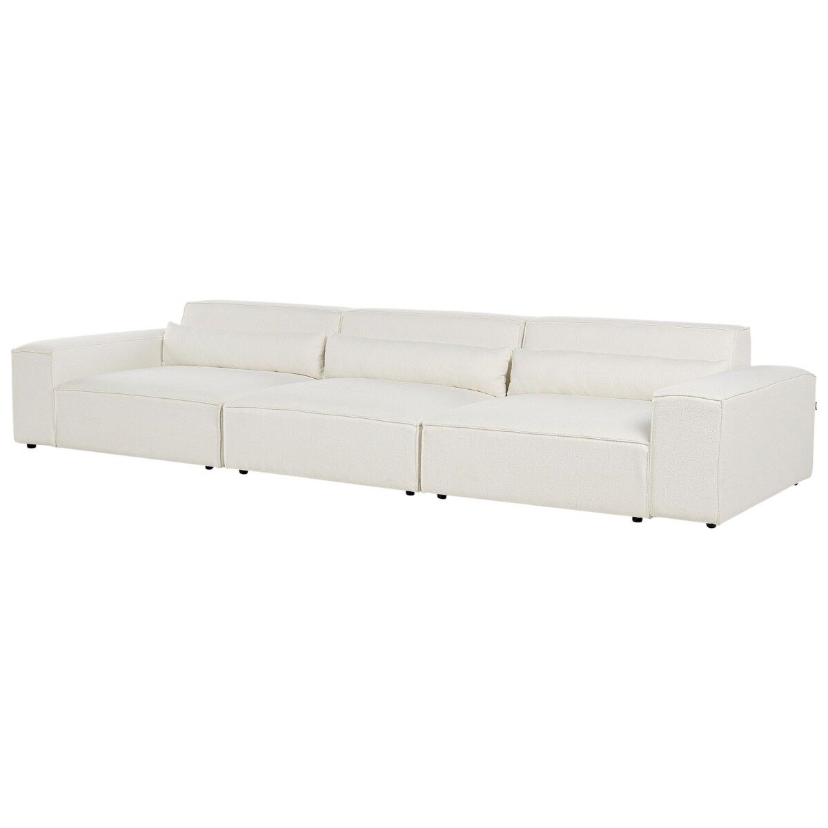 Sofa modułowa HELLNAR Boucle Złamana biel dla 3 osób