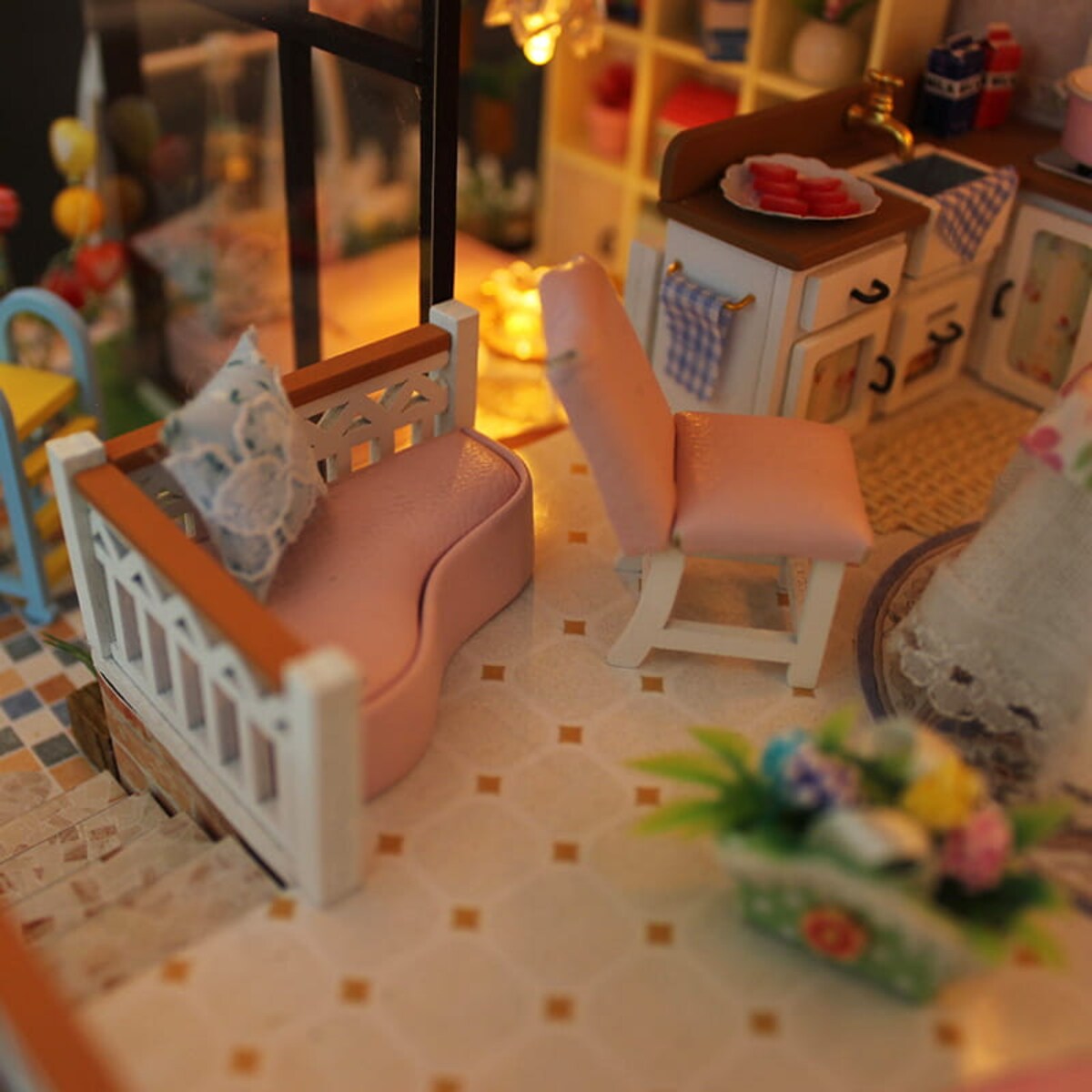 Miniaturowy domek - Lukrowy poranek