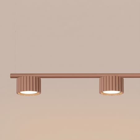 Żyrandol AURA 4 mocca Gx53