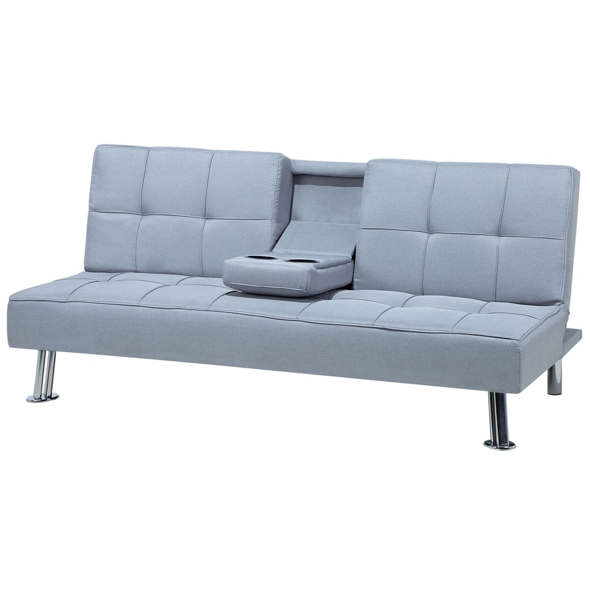 Sofa rozkładana jasnoszara ROXEN