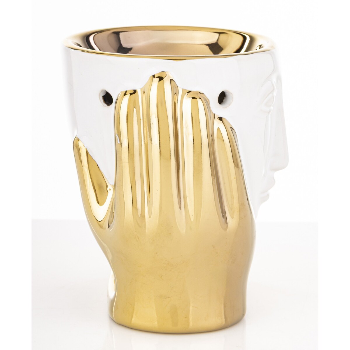 Kominek zapachowy ceramiczny 11x11x9,5 cm MOYO twarz