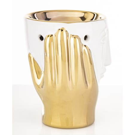 Kominek zapachowy ceramiczny 11x11x9,5 cm MOYO twarz