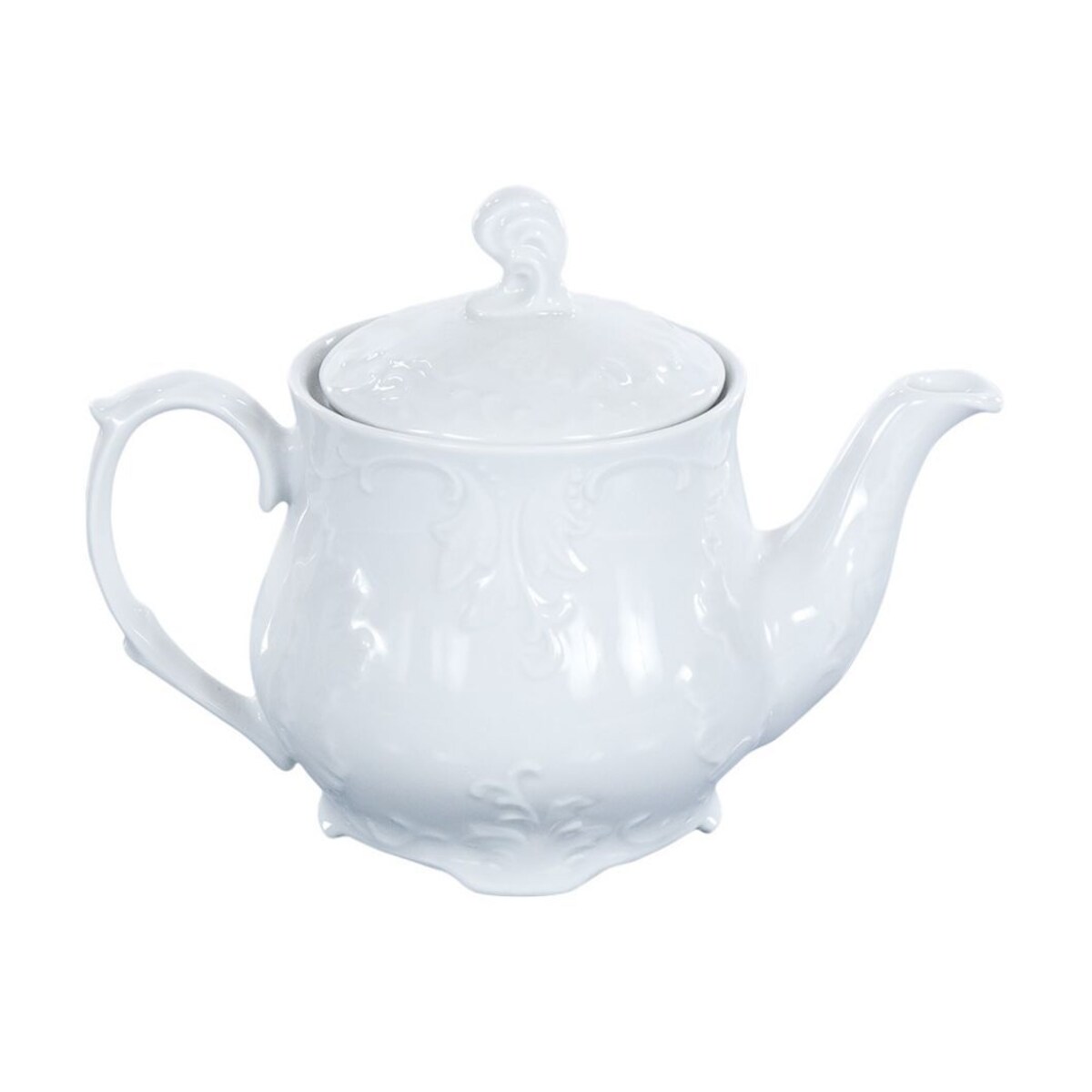 Czajnik 1100 ml Rococo Maria białe 0001