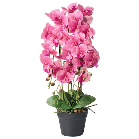 Sztuczna roślina ORCHID 65 cm Różowy