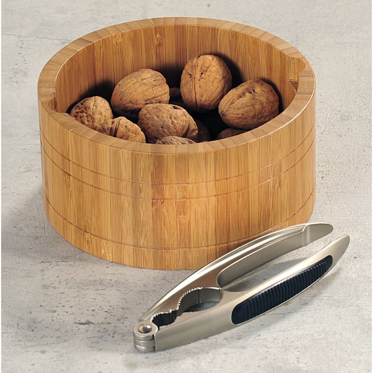 Zestaw do orzechów, wysokiej jakości miseczka w komplecie z dziadkiem do orzechów, KESPER