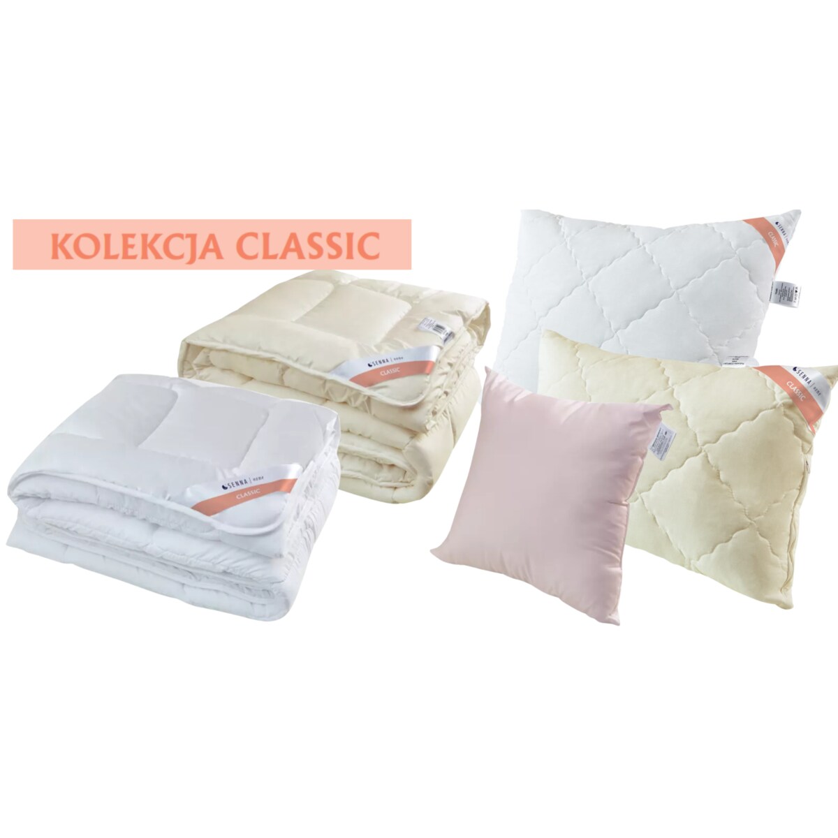 Poduszka regulowana 50x70 CLASSIC COMFORT Kremowa