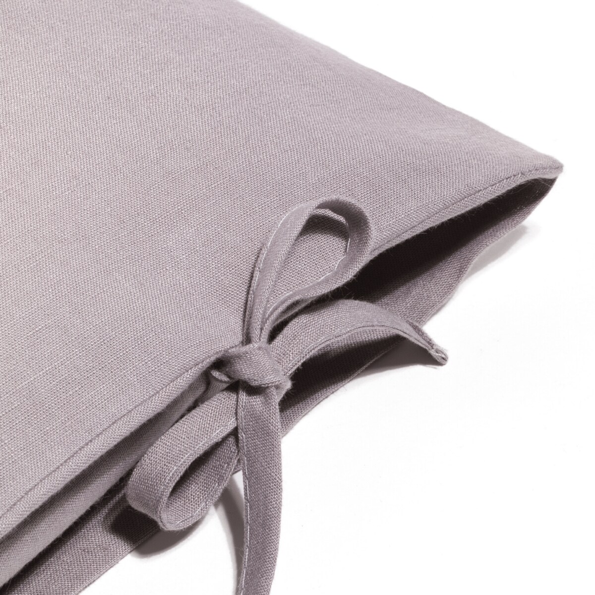 Poszewka lniana 45x60 szara