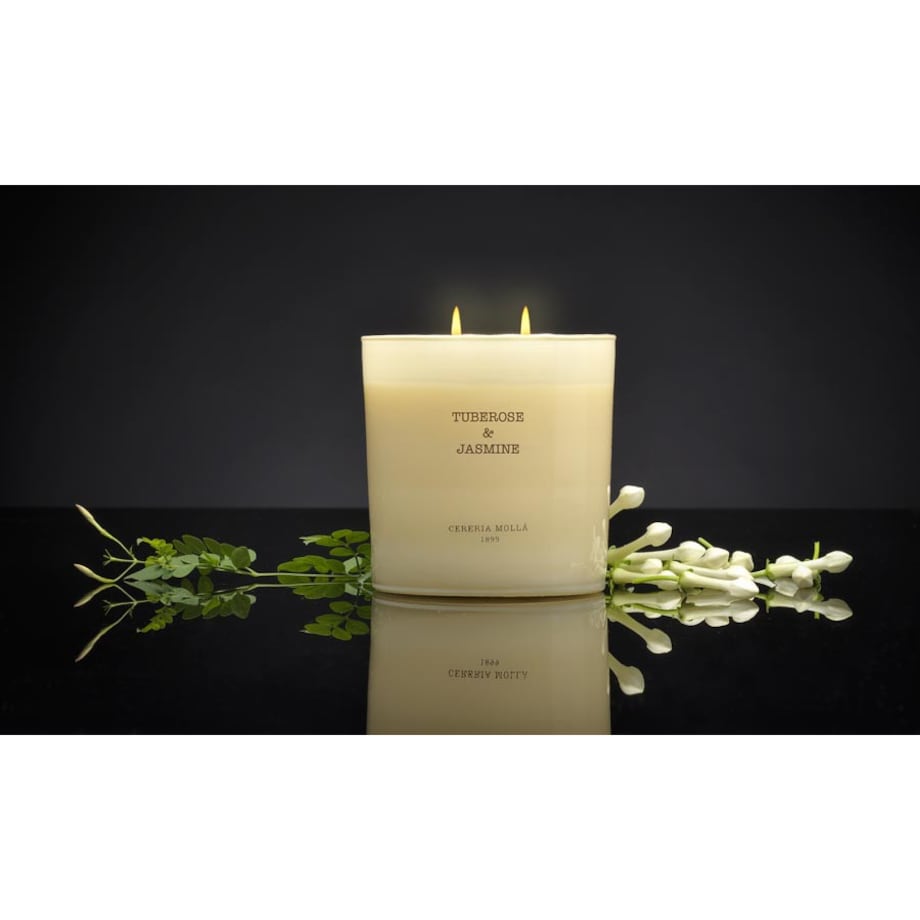 Świeca zapachowa Tuberose & Jasmine, 600 g, Cereria Molla