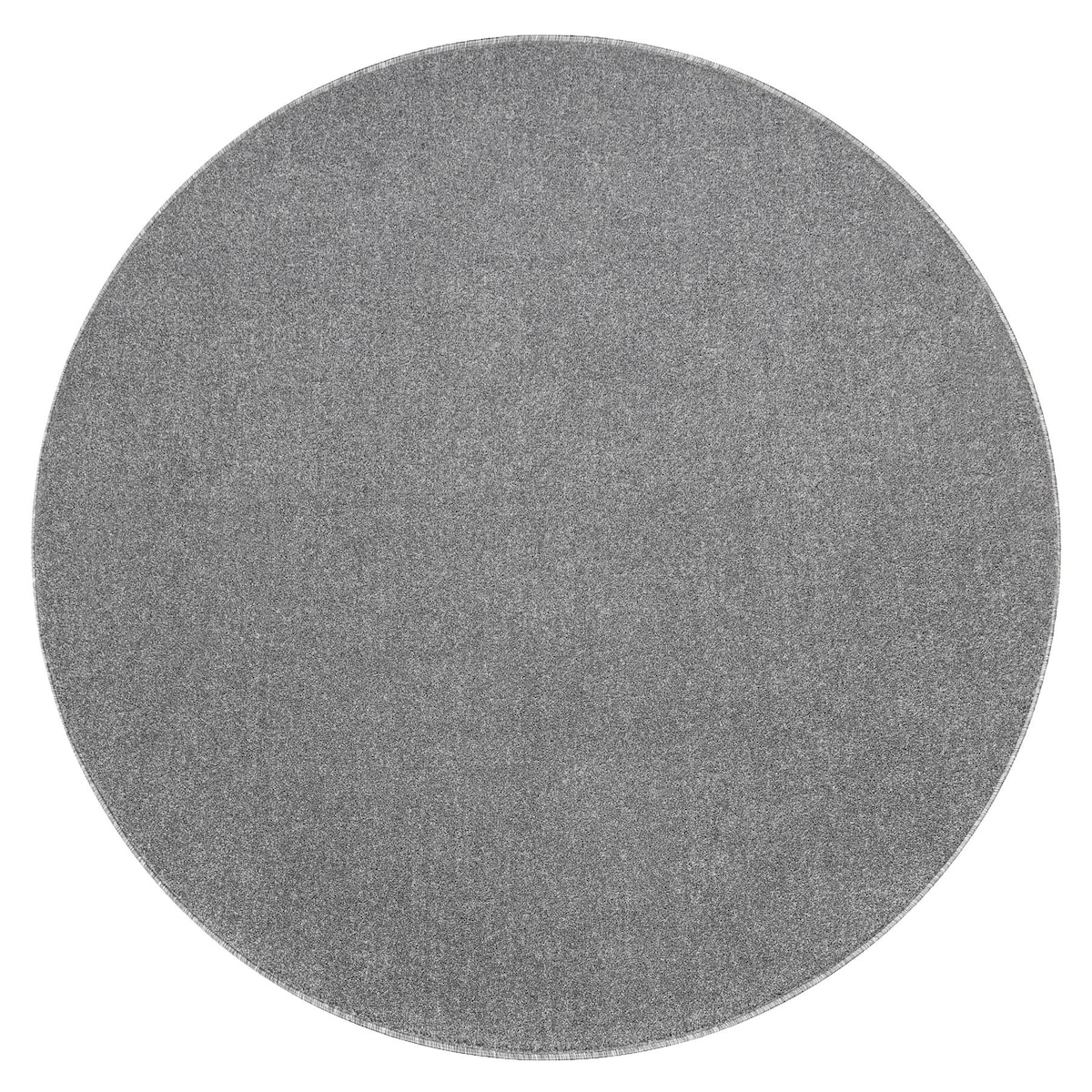 Dywan ETON PLUS koło jasnoszary jednolity, koło 100 cm