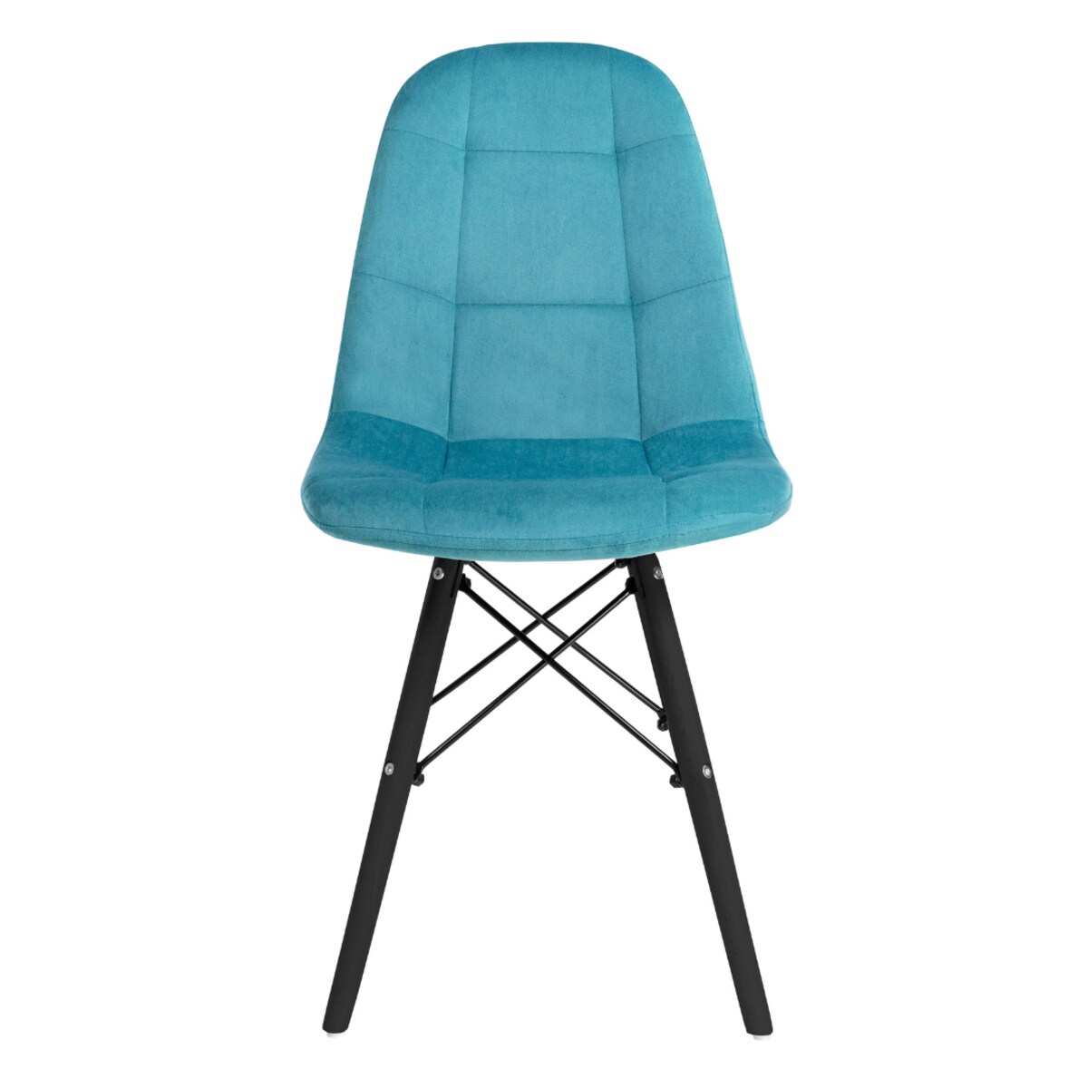 Krzesło Tapicerowane Welurowe Do Jadalni Salonu Pikowane Skandynawskie