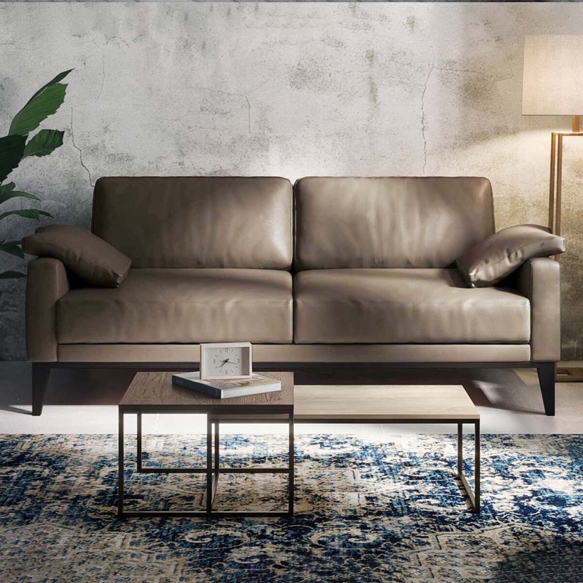 Sofa 2-osobowa Musso szara