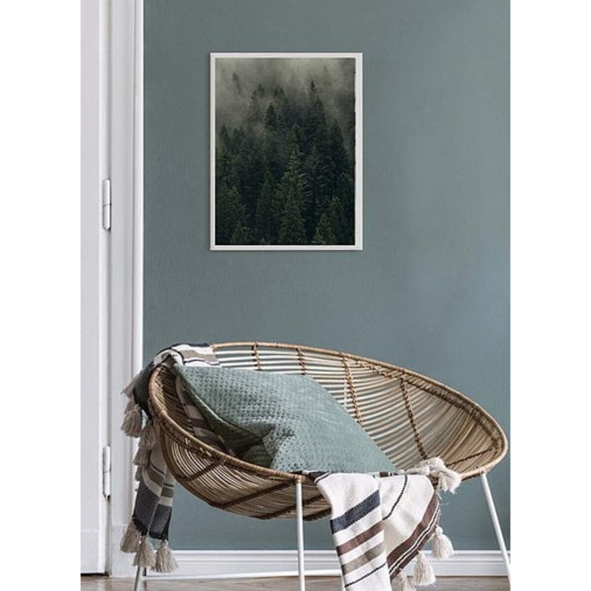 Poster Story, Plakat, Obraz - Mroczny Mglisty Las, wymiary 42 x 60 cm