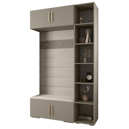 Garderoba do przedpokoju INOVA 3 Z20 kaszmir+złoty+manila02