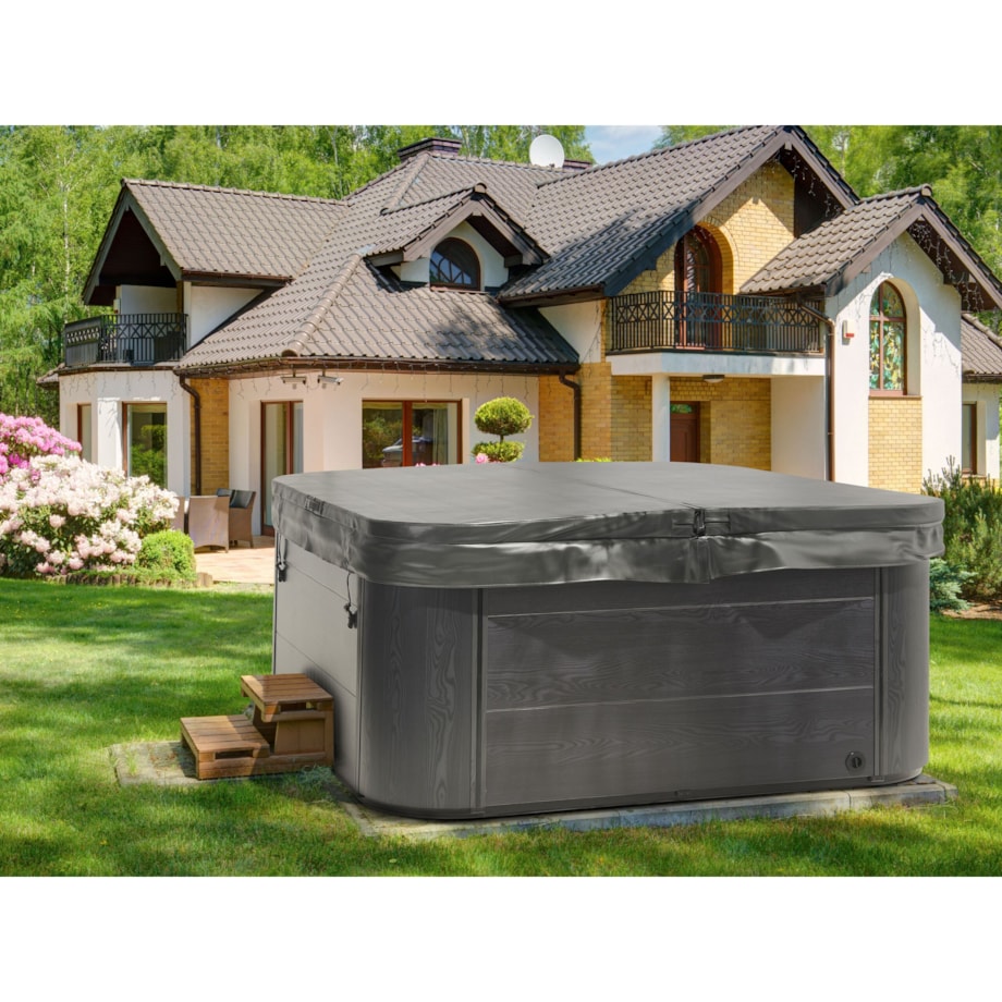 Wanna ogrodowa z hydromasażem biała LASTARRIA